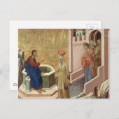 Carte Postale Jésus avec la femme au puits (Devant / Derrière)