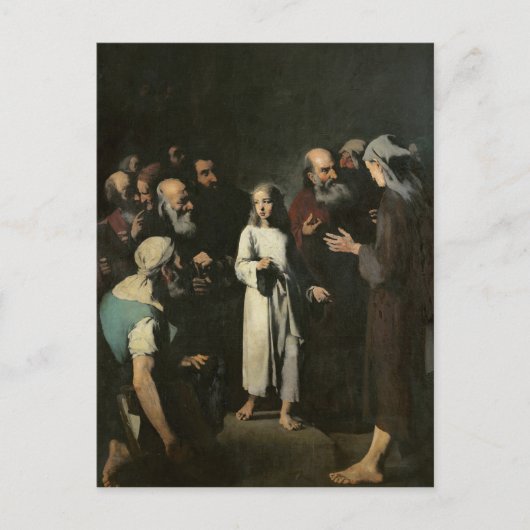 Carte Postale Jésus avec les médecins (Devant)