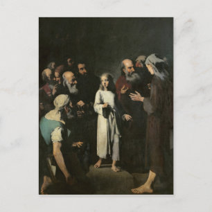Carte Postale Jésus avec les médecins