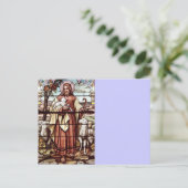 Carte Postale Jésus avec son mouton (Debout devant)