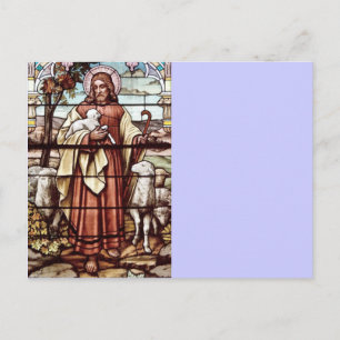Carte Postale Jésus avec son mouton