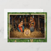 Carte Postale Jesus born (Devant / Derrière)