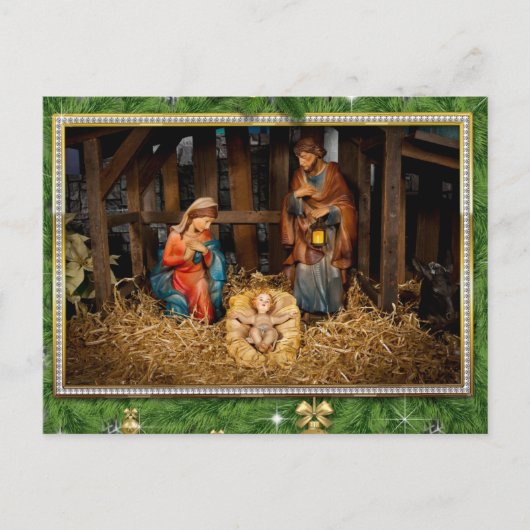 Carte Postale Jesus born (Devant)