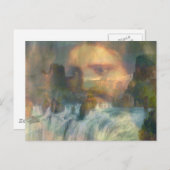 Carte Postale Jésus, Cascades et Arc en ciel (Devant / Derrière)