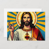 Carte Postale Jésus Christ (Devant / Derrière)