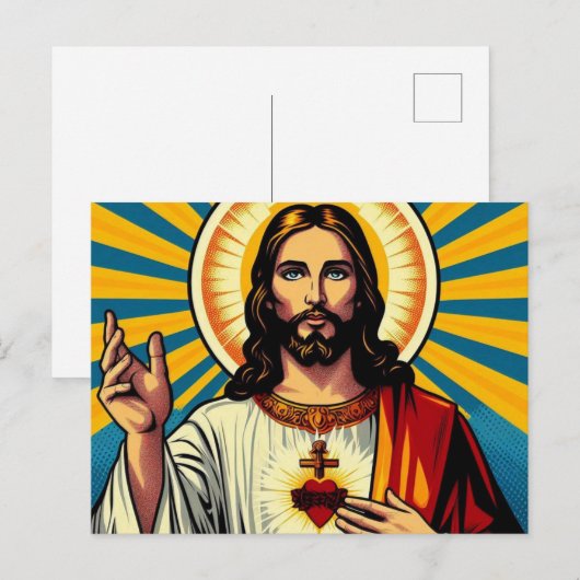 Carte Postale Jésus Christ (Devant / Derrière)