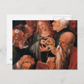 Carte Postale Jésus-Christ au milieu des Docteurs (Devant / Derrière)