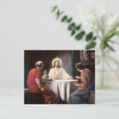 Carte Postale Jésus-Christ au souper à Emmaüs par Carl Bloch (Debout devant)