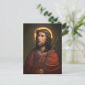 Carte Postale Jésus-Christ avec la Couronne d'épines (Debout devant)