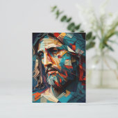 Carte Postale Jésus Christ cubisme (Debout devant)