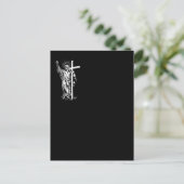 Carte Postale Jésus Christ et une croix (Debout devant)