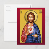 Carte Postale Jésus Christ fils de Dieu nouveau (Devant / Derrière)