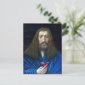 CARTE POSTALE JÉSUS CHRIST, LA CHALICE (Debout devant)