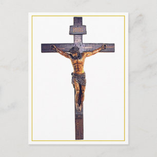 Carte postale Jésus Christ le Sauveur Crucifix