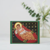 Carte Postale Jésus-Christ, l'oeil sans sommeil Icône byzantine (Debout devant)