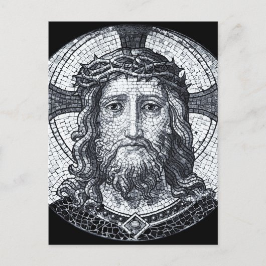 Carte Postale Jésus-Christ, Mosaïque, Église Sainte / Art de la  (Devant)