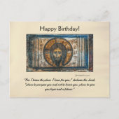 Carte Postale Jésus Christ mouchoir Orthodoxe Anniversaire (Devant)