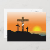Carte Postale Jésus-Christ noir (Devant / Derrière)