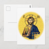 Carte Postale Jésus-Christ Pantocrator (Devant / Derrière)