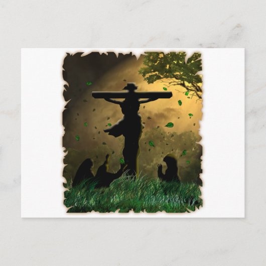 Carte Postale Jésus Crucifixion (Devant)