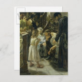 Carte Postale Jésus de douze ans dans le Temple, 1879 (Devant / Derrière)