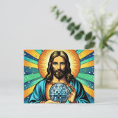 Carte postale Jesus disco ! (Debout devant)