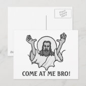 Carte Postale Jésus Dit Venir Vers Moi Bro (Devant / Derrière)
