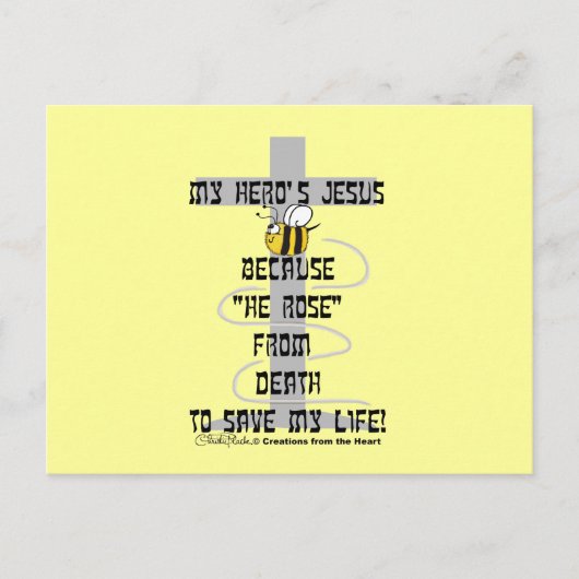 Carte Postale Jésus du héros (Devant)