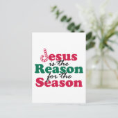 Carte Postale Jésus est la raison (Debout devant)
