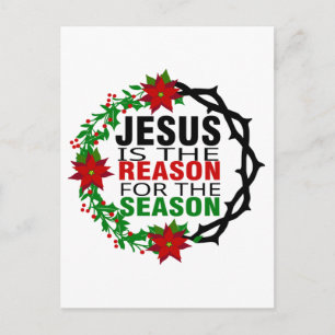 Carte Postale Jésus est la raison de la saison