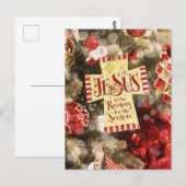 Carte Postale Jésus est la raison de la saison (Devant / Derrière)