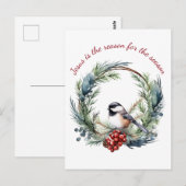 Carte Postale JÉSUS EST LA RAISON DE LA SAISON Citation de Noël (Devant / Derrière)