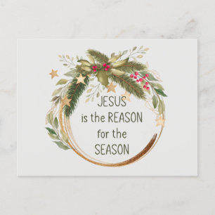 Carte Postale Jésus est la raison de la saison de Noël