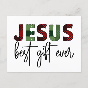 Carte Postale Jésus est le meilleur cadeau de Noël chrétien