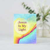 Carte Postale Jésus est ma lumière (Debout devant)