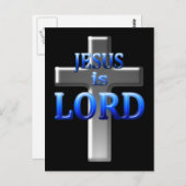Carte Postale Jésus est SEIGNEUR (Devant / Derrière)