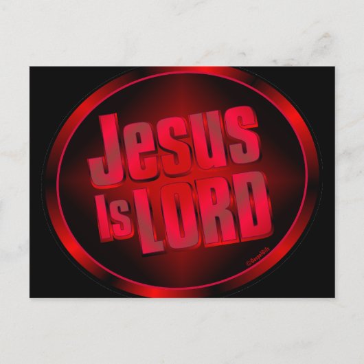 Carte Postale Jésus est Seigneur (Devant)