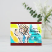 Carte Postale Jésus est une voie (Debout devant)