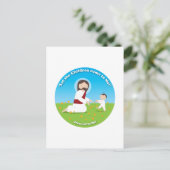 Carte Postale Jésus et Enfant (Debout devant)