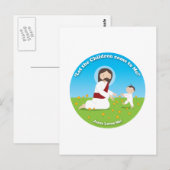 Carte Postale Jésus et Enfant (Devant / Derrière)