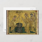 Carte Postale Jésus et la femme samaritaine dans le puits (Devant / Derrière)