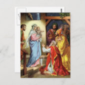 Carte Postale Jésus et les 3 rois (Devant / Derrière)