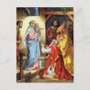 Carte Postale Jésus et les 3 rois
