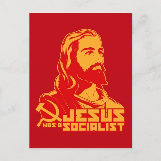 Carte Postale Jésus était socialiste (Devant)