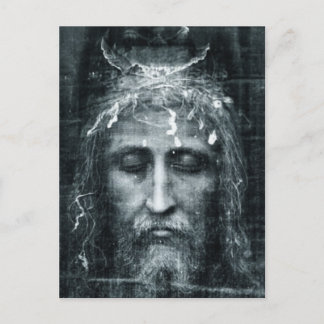 Carte Postale Jesus Face 