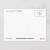 Carte Postale Jésus Frappe À La Porte (Dos)