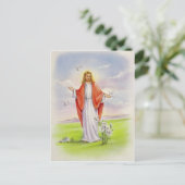Carte Postale Jésus le berger (Debout devant)