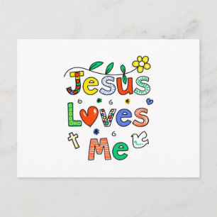 Carte Postale Jésus m'aime