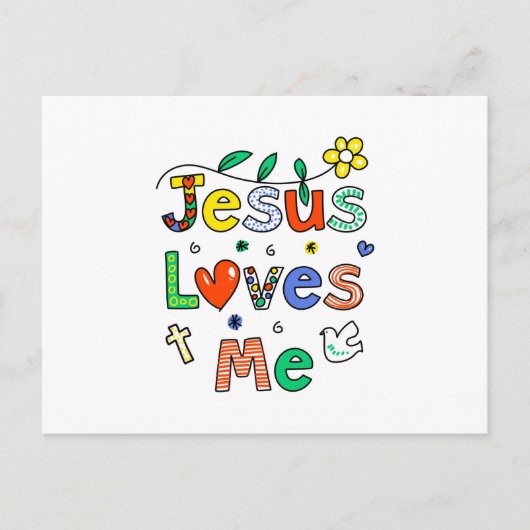 Carte Postale Jésus m'aime (Devant)