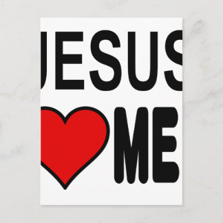 Carte Postale Jésus m'aime Jésus Cadeaux